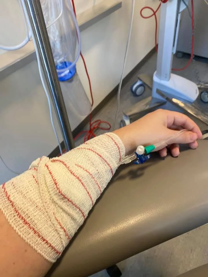 a hospital room, when everything changed